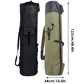 Fishing Rod Bag with Side Pockets, 123 x 34 cm - Green - view 4