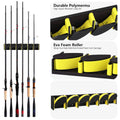 Fishing Rod Display Rack Vertical Horizontal Plastic Bracket for 6 Rods - Red - view 5