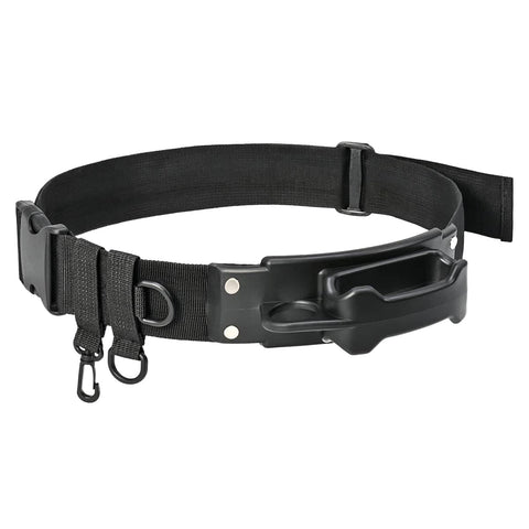 Fishing Rod Holder Waist Belt with Adjustable Strap for Wading and Fly Fishing, Black - view 2
