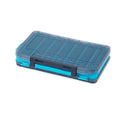 Fishing Tackle Box with 14 Compartments - Blue, Large (19.8 x 13.5 cm)