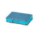 Fishing Tackle Box with 14 Compartments - Blue, Small (13.8 x 10 cm)