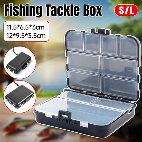 Fishing Tackle Box with Hand Rope - Large (12 x 9.5 x 3.5 cm) - view 2