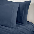 Fitted Sheet Bedding Set, 4 Piece Soft Breathable Wrinkle Resistant - Grey - view 4