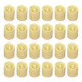 Flameless LED Votive Tea Light Candles for Weddings and Church Decoration - Pack of 24