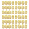 Flameless LED Votive Tea Light Candles for Weddings and Church Decoration - Pack of 48