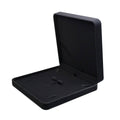 Flannel Jewellery Gift Box for Necklaces, Rings, Earrings and Bracelets - Dark Grey