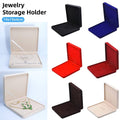 Flannel Jewellery Gift Box for Necklaces, Rings, Earrings and Bracelets - Royal Blue - view 2