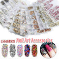Flat Back Glass Nail Art Rhinestones - Aqua Blue, Approx 1440 Pieces - view 2