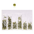 Flat Back Glass Nail Art Rhinestones - Olive, Approx 1440 Pieces