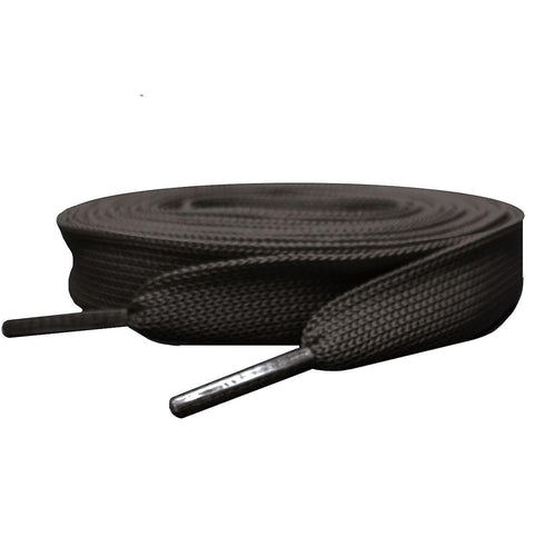 Flat Shoelaces 120cm for Sneakers and Shoes - Black