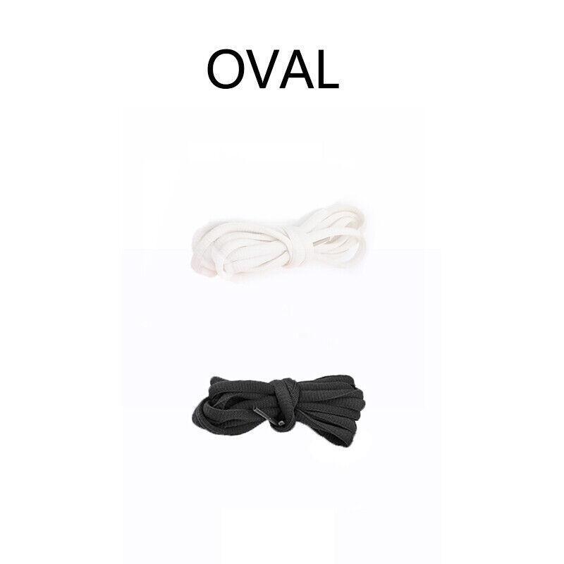 Flat Shoelaces 120cm for Sneakers and Shoes - Black - view 3