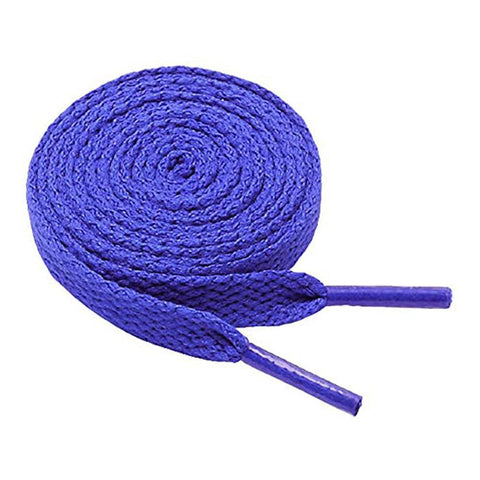 Flat Shoelaces 120cm for Sneakers and Shoes - Blue