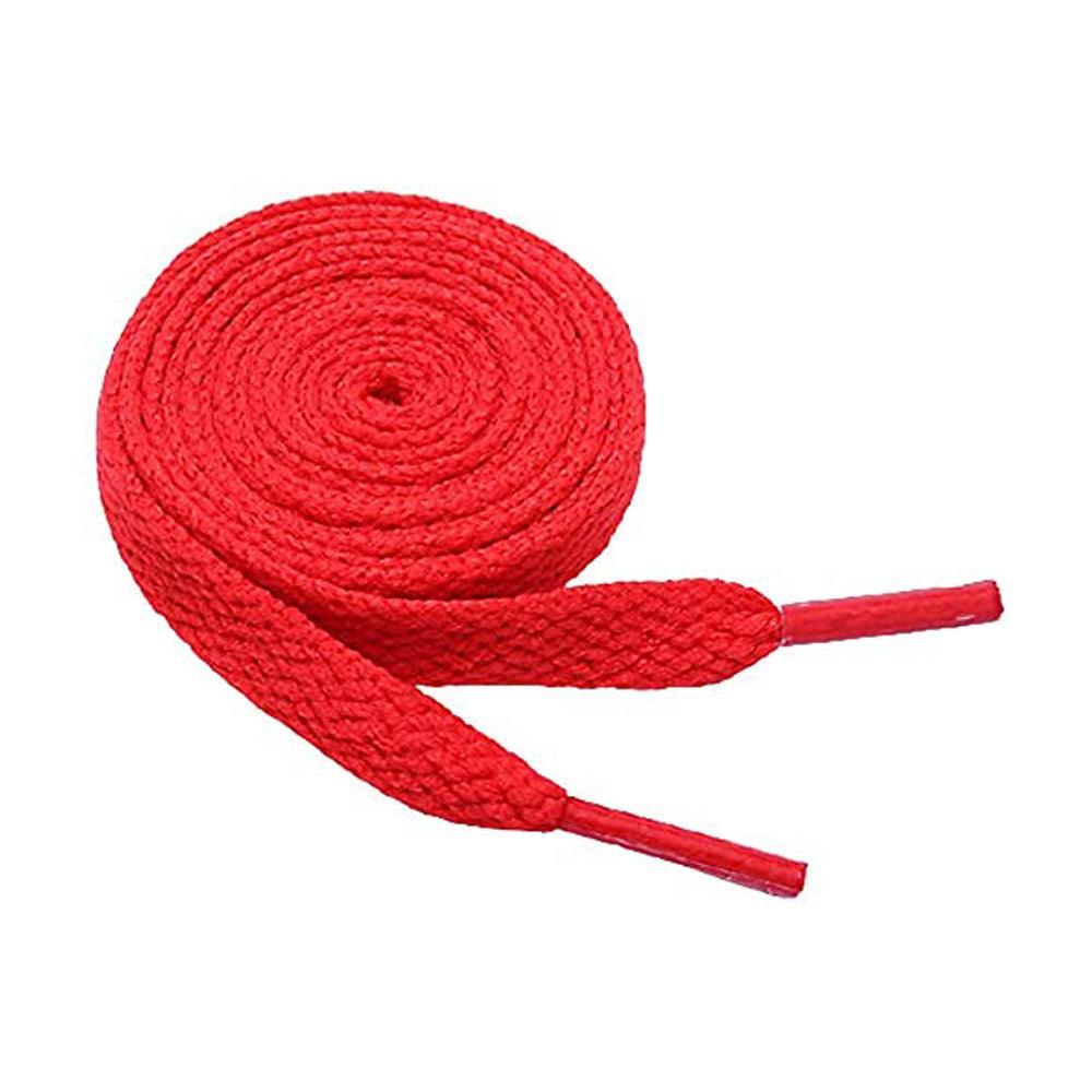 Flat Shoelaces 120cm for Sneakers and Shoes - Red