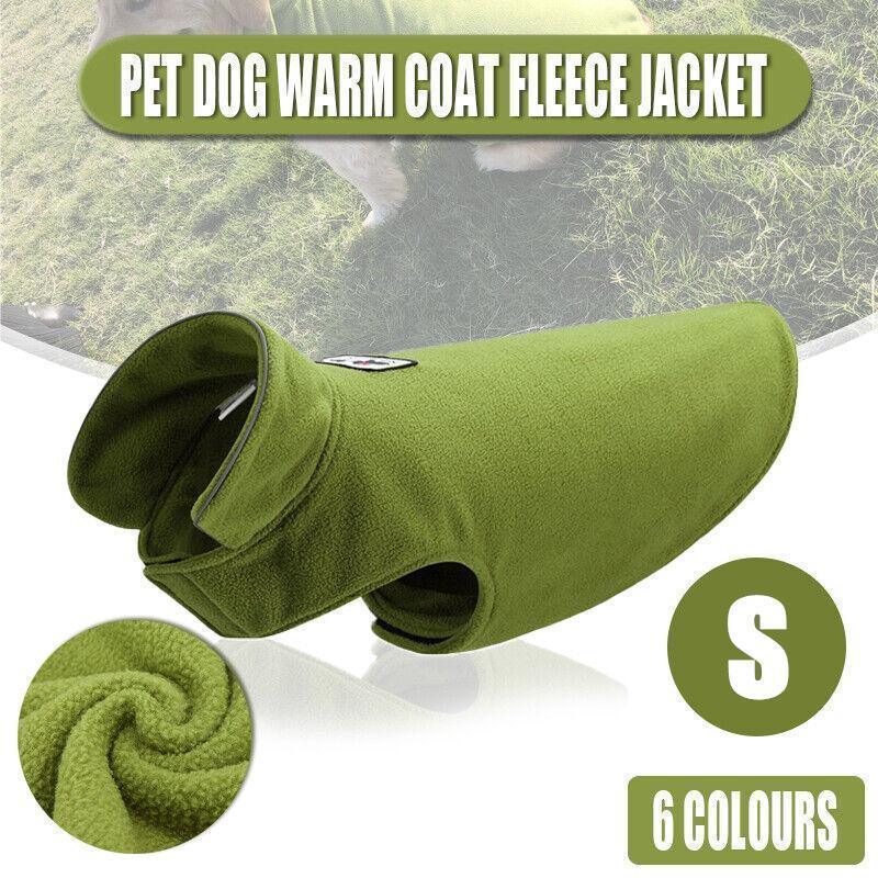 Fleece Dog Coat, Small (Chest 42 cm) - Brown - view 2