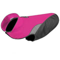 Fleece Dog Coat with Water-Repellent Finish, Hot Pink - Size L (Neck 48 cm, Chest 58 cm)