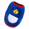 Fleece Dog Vest - Blue Bell Design, Size S (Chest 35 cm, Back 25 cm)