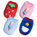 Fleece Dog Vest - Blue Bell Design, Size S (Chest 35 cm, Back 25 cm) - view 3