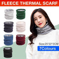Fleece Neck Warmer, Double Layer, 25 x 22 x 2 cm - Beige - view 2