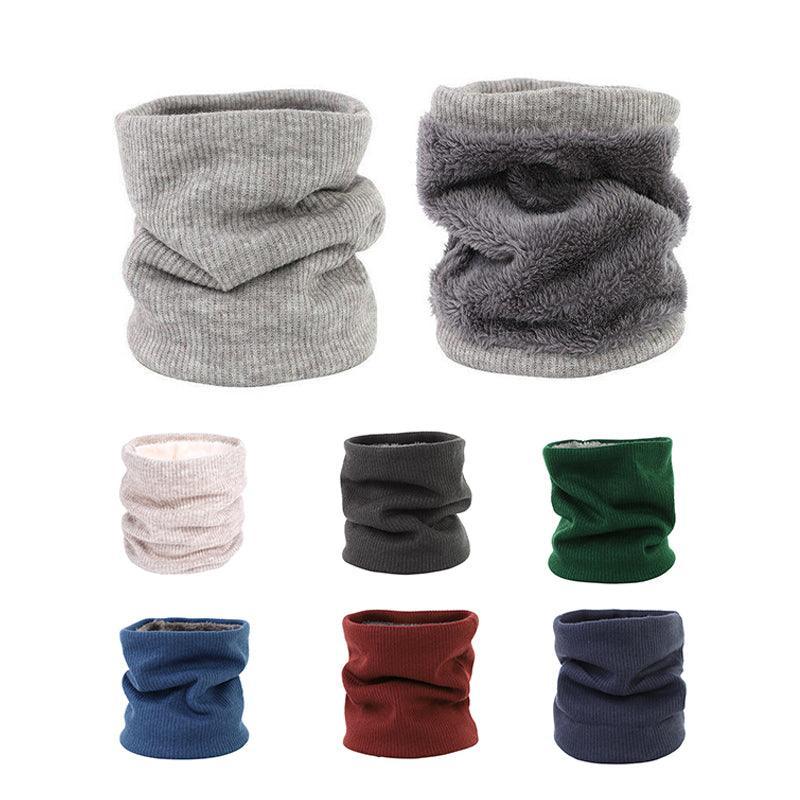 Fleece Neck Warmer, Double Layer, 25 x 22 x 2 cm - Beige - view 3