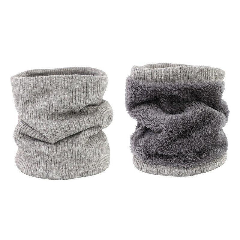 Fleece Neck Warmer, Double Layer, 25 x 22 x 2 cm - Wine Red - view 4