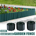 Flexible Green Garden Lawn Edging Roll, 9 m Long - 10 cm High - view 2