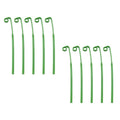 Flexible Plastic Lawn Mower Replacement Blades, Pack of 10 - Green