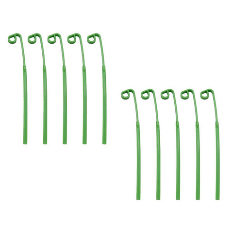 Flexible Plastic Lawn Mower Replacement Blades, Pack of 10 - Green