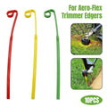Flexible Plastic Lawn Mower Replacement Blades, Pack of 10 - Red - view 2