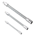 Flexible Socket Extension Bar Set, Pack of 3, 14.5 cm to 25 cm Long - view 2