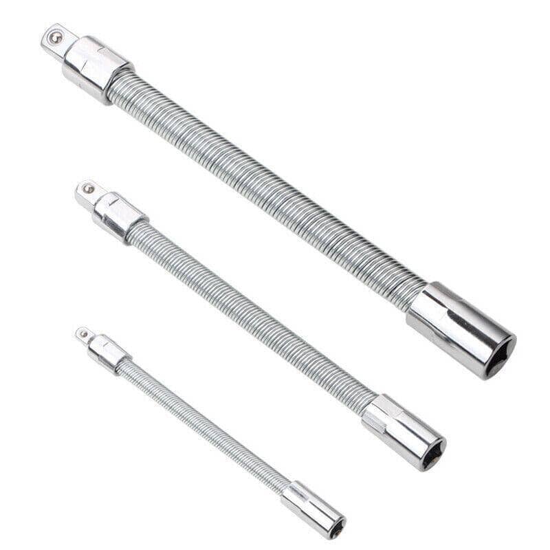Flexible Socket Extension Bar Set, Pack of 3, 14.5 cm to 25 cm Long - view 2