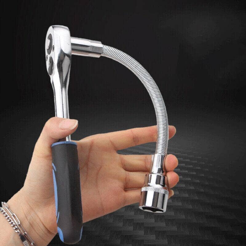 Flexible Socket Extension Bar Set, Pack of 3, 14.5 cm to 25 cm Long - view 4