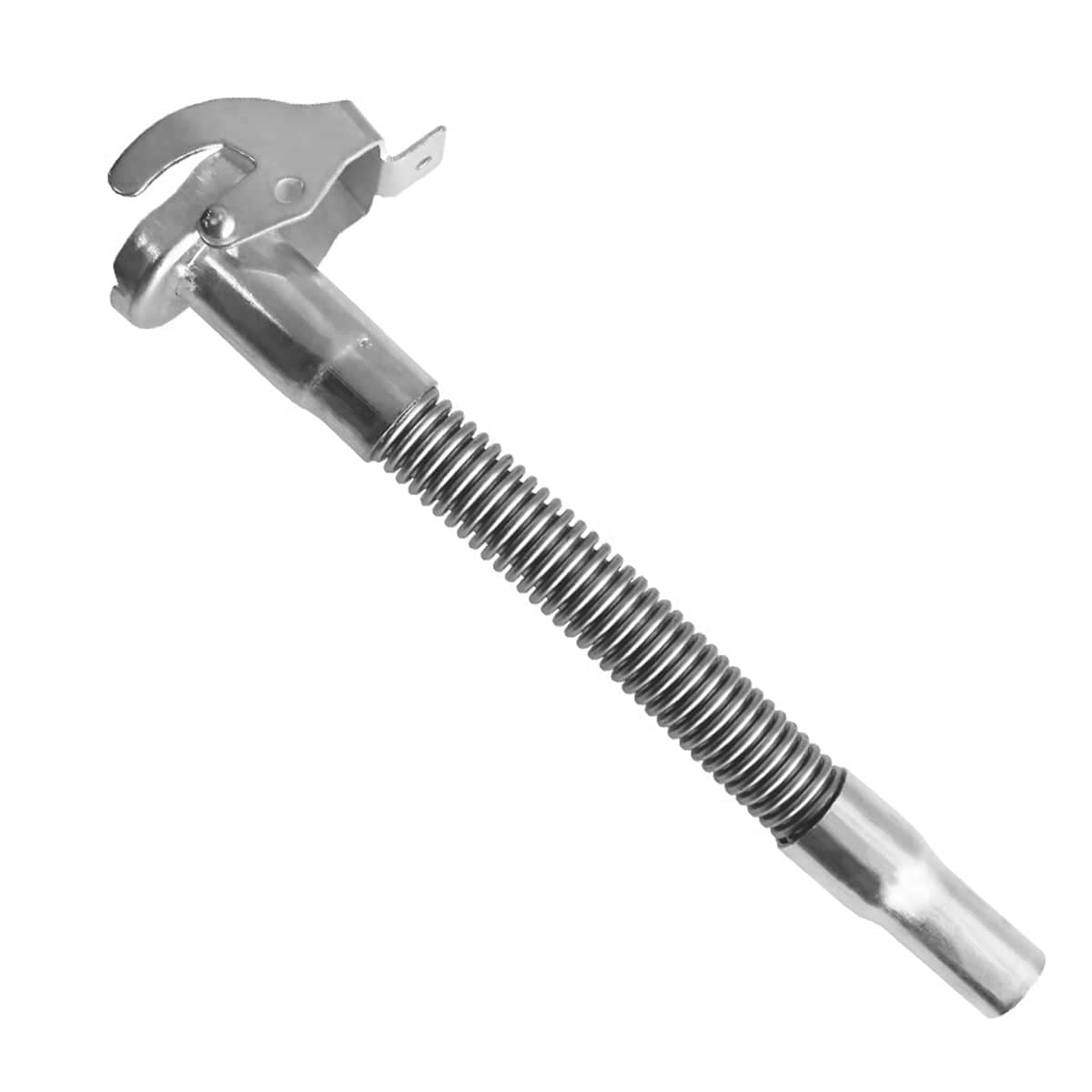 Flexible Stainless Steel Oil Spout Nozzle with Clip-On Head for Jerry Cans - view 2
