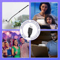 Flexible USB Reading Light with 10 LEDs for Keyboard and Laptop - Silver - view 5