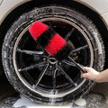Flexible Wheel Rim and Engine Bay Cleaning Brush 45 cm with Nylon Bristles, Red and Black - view 5
