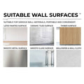 Flexible Whiteboard Sheet Set with Markers and Eraser - 90 x 100 cm - view 5