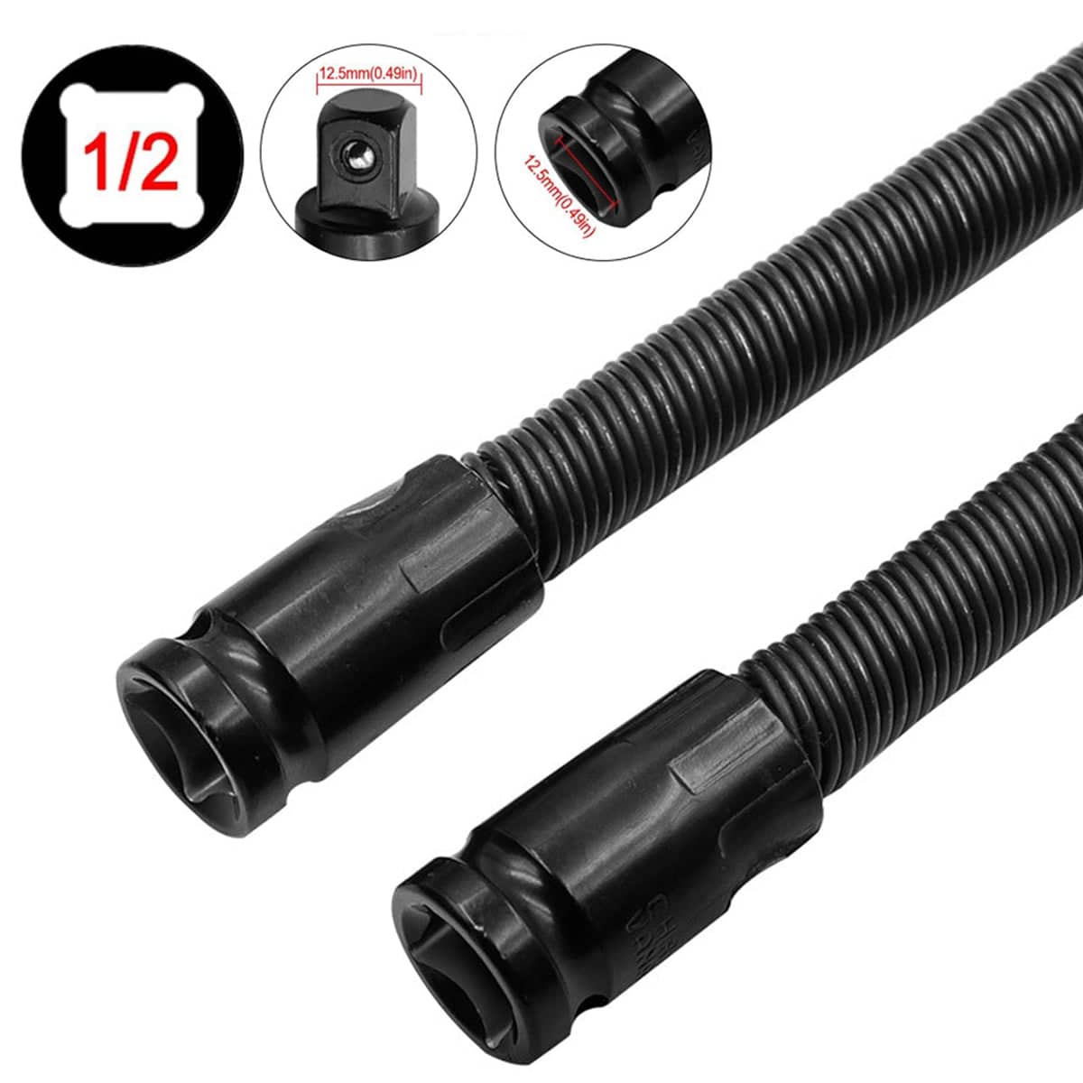 Flexible Wrench Extension Rods - 25 cm, Pack of 4 - view 4