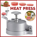 Flip Top Burger Press Meat Patty Maker, 13 cm Aluminium Alloy