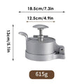 Flip Top Burger Press Meat Patty Maker, 13 cm Aluminium Alloy - view 3