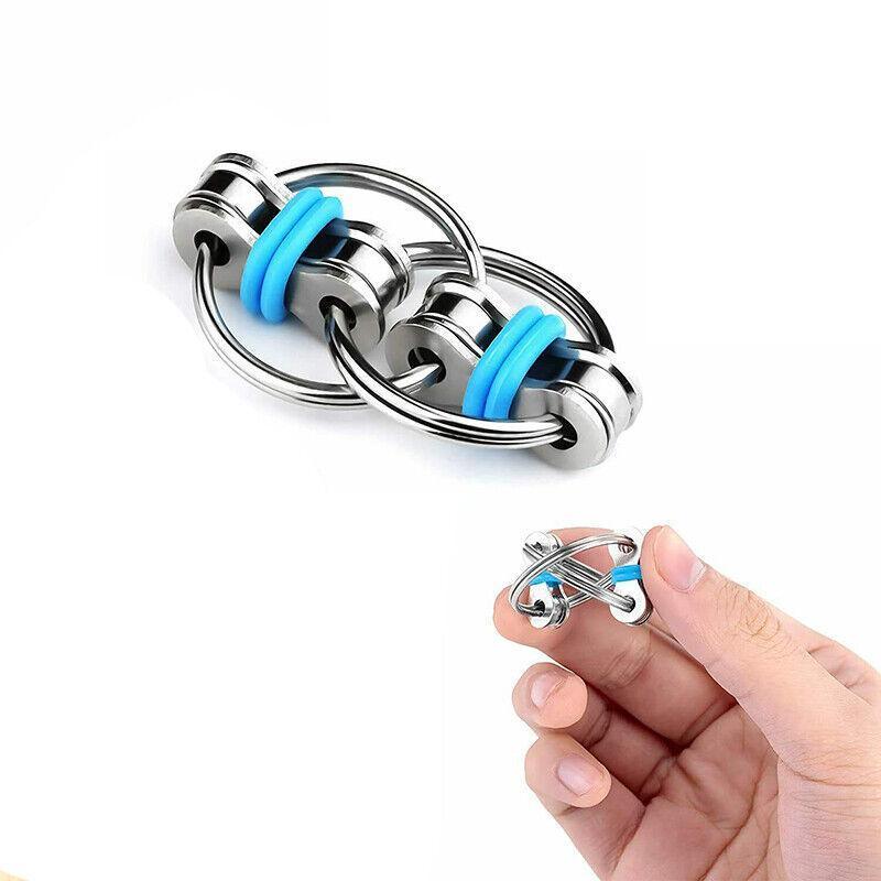 Flippy Bike Chain Fidget Toy - Red - view 4