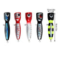 Floating Wood Fishing Lure 19 cm - Black and Lime Green - view 4