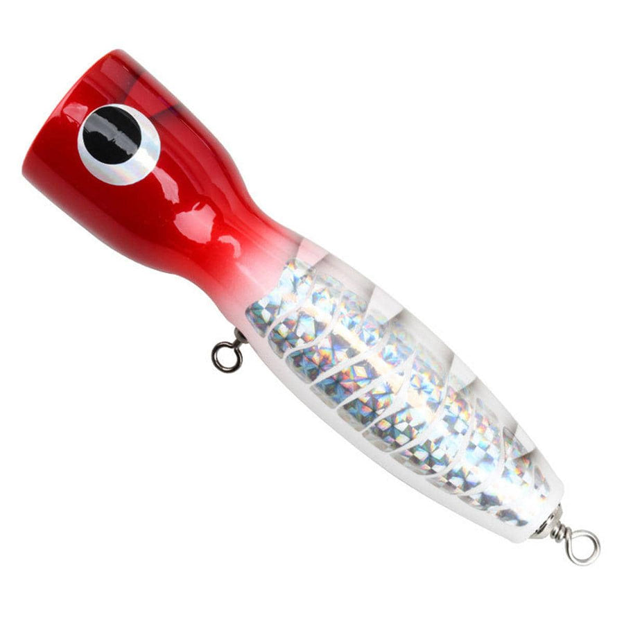 Floating Wood Fishing Lure 19 cm - Red and White