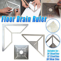 Floor Drain Positioning Ruler, Steel Tile Marking Tool - 22 x 22cm Tiles - view 2