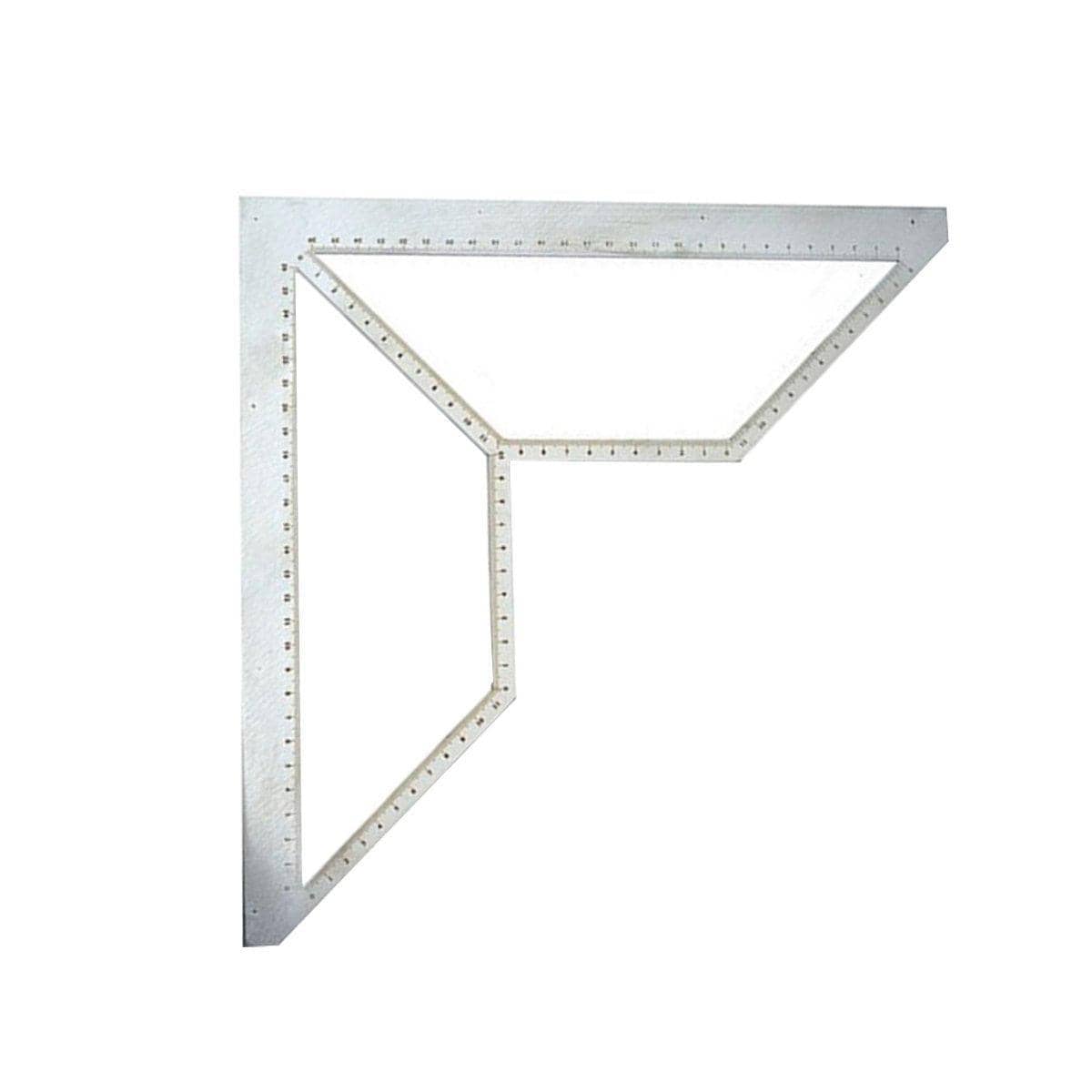 Floor Drain Positioning Ruler, Steel Tile Marking Tool - 30 x 30cm Tiles