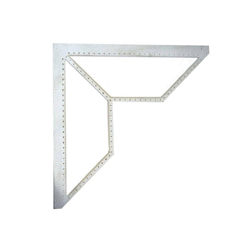 Floor Drain Positioning Ruler, Steel Tile Marking Tool - 30 x 30cm Tiles