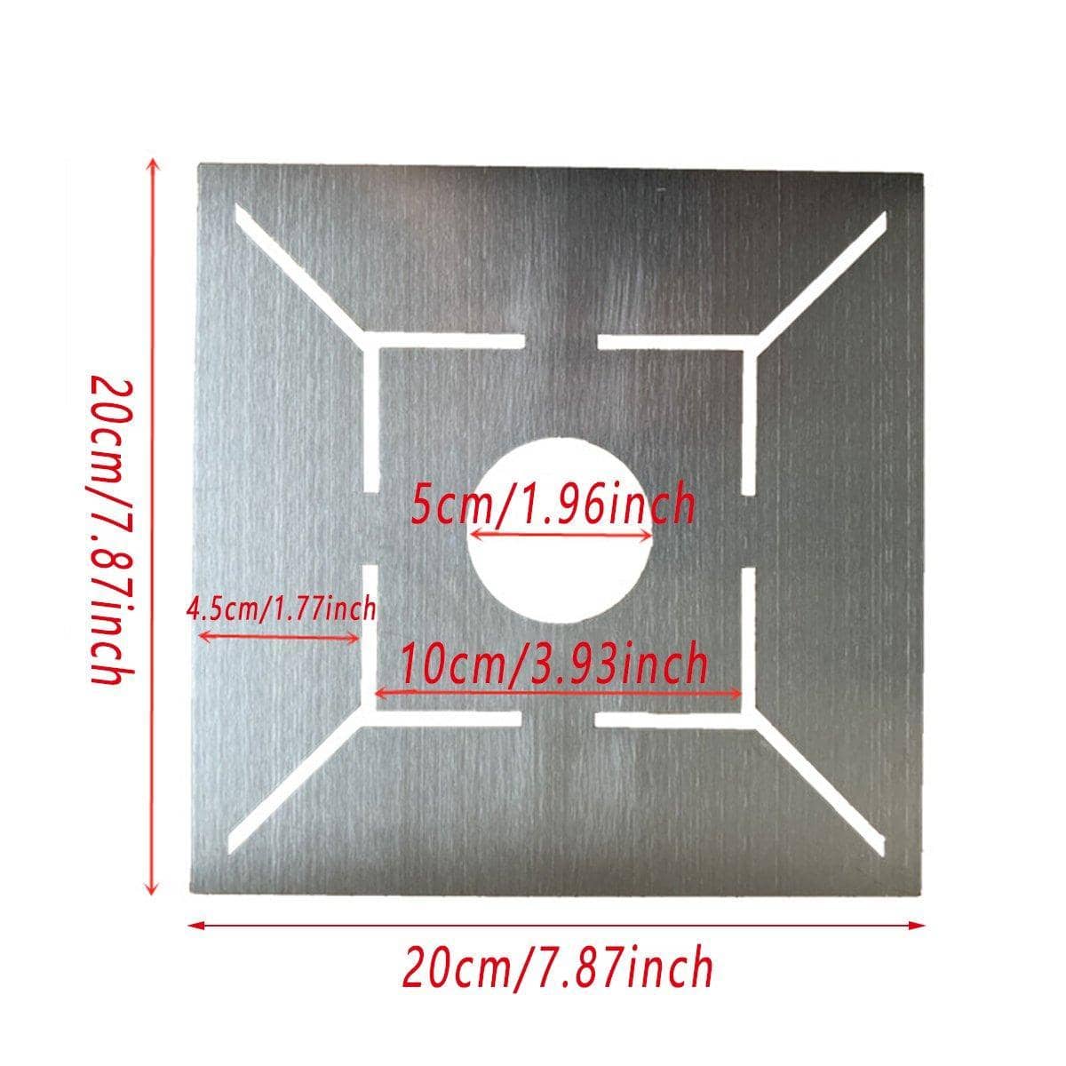 Floor Drain Positioning Ruler, Steel Tile Marking Tool - 30 x 30cm Tiles - view 5