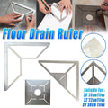 Floor Drain Positioning Template Plate for Tiling - 20 x 20cm Tiles - view 2