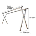 Floor Standing Folding Clothes Drying Rack, Extendable 150 to 240 cm for Home Use - view 3