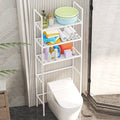 Floor Standing Multi-Layer Storage Rack for Bathroom and Kitchen - White, 47 x 25 x 155 cm - view 4