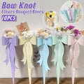 Flower Bouquet Packaging with Large Bow, Pack of 10 - Mint Green - view 2