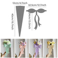 Flower Bouquet Packaging with Large Bow, Pack of 10 - Mint Green - view 4